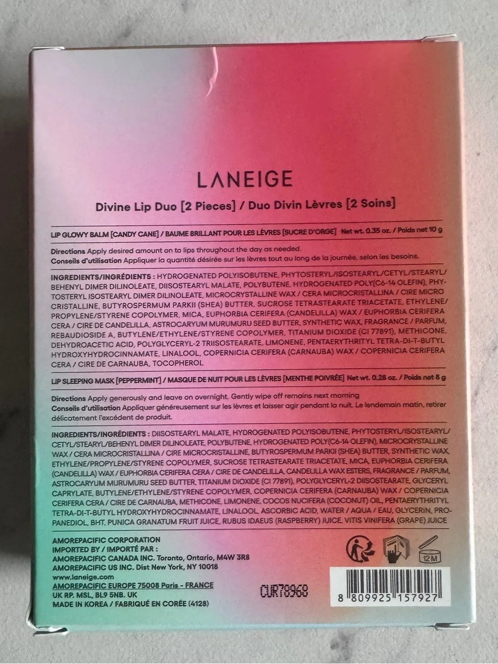 LANEIGE LIMITED EDITION DIVINE LIP DUO